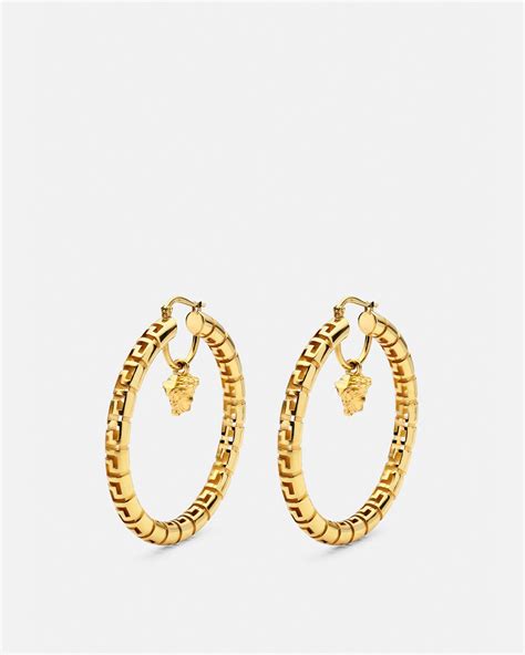 versace hoop earrings sale